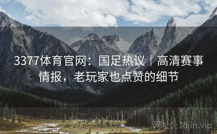 3377体育官网:国足热议|高清赛事情报,老玩家也点赞的细节